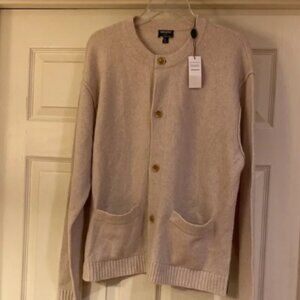 Men’s Todd Snyder Nomad Cashmere Crew Cardigan Sz Large. NWT